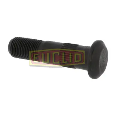 Direct From Manufacturer Euclid E-4969-L - Left Hand Wheel Stud, 3/4"-16 UNF-2A Thread, 3 1/8" Length, Stepped Body, Serrated, Grade 8, for Heavy Duty Trucks