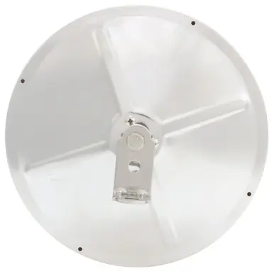 Viral Truck-Lite 97803 - 8.5 In. Silver Steel Convex Mirror, Round, Universal Mount