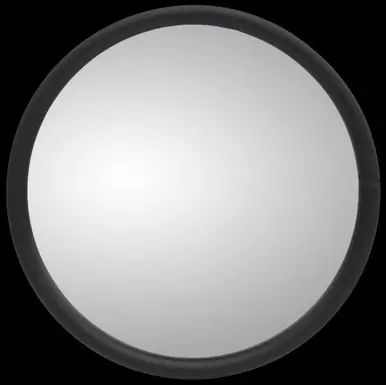 Exclusive Truck-Lite 97612 - 5 inch White Stainless Steel Flat Glass Mirror Round With Universal Mount