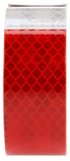 Clearance Truck-Lite 98139 - Red and White Reflective Tape, 1.5 inch x 100 inch