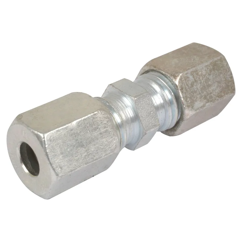 Hydraulic Metal Pipe Straight Coupling G.V. 6L | Sparex Part No.S.34040 0.03 kg Bulk Order