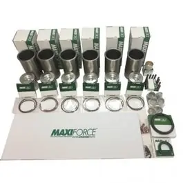 Trusted Brand Engine Rebuild Kit with Valve Train - Less Bearings fits White 2-85 7300 8600 8700 fits Perkins 6.354.1