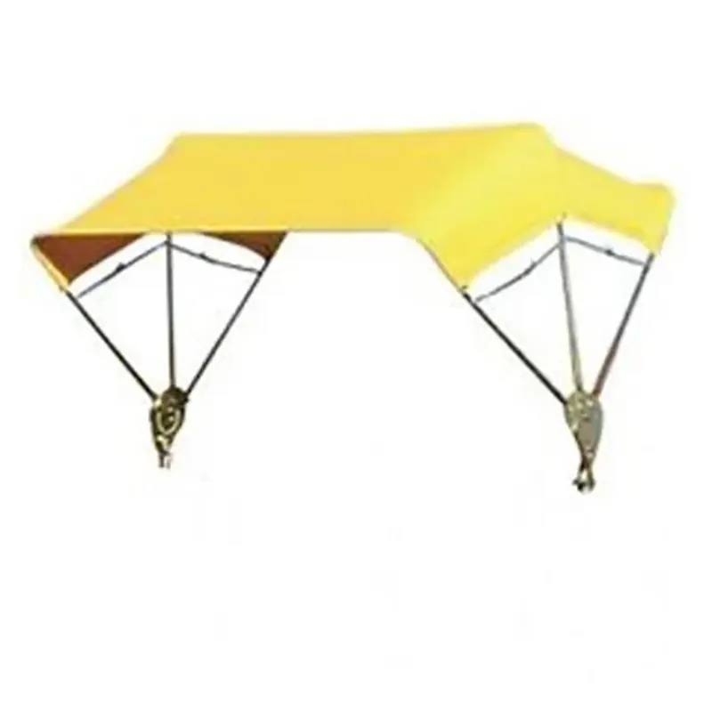 Authentic Yellow 3 Bow 40" Buggy Top Tractor Umbrella Frame & Canvas Cover TBT3 406156