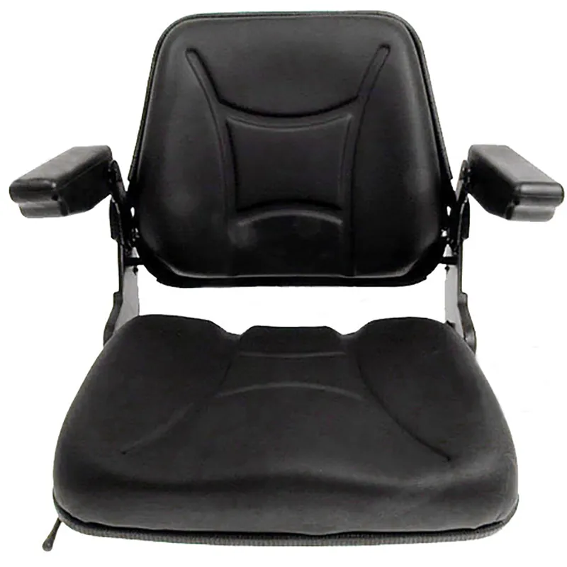 Hot Picks Fork Lift Seat Fold Down with Armrests & Slides Fits Universal Makes and Models