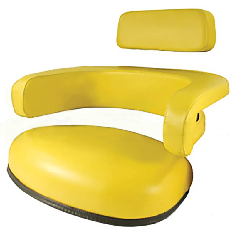 Same Day Shipping Vinyl Yellow Seat 3-Piece Set Fits John Deere 3020 4000 4010 4020 4230 4240 4430