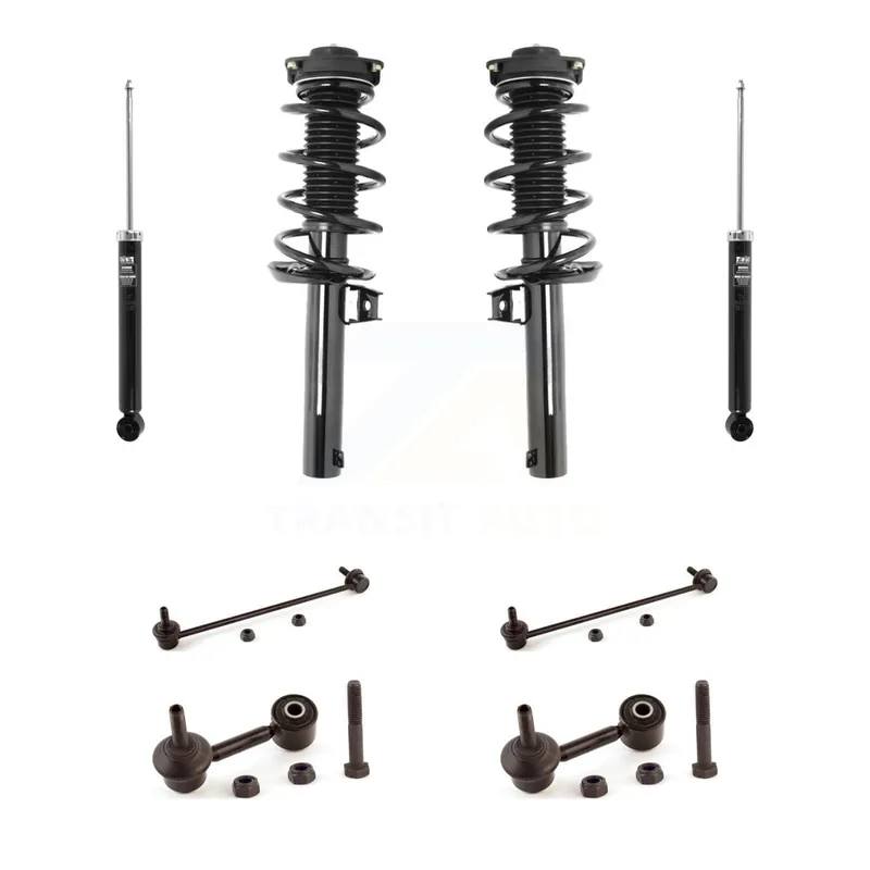 Sale Front Rear Complete Strut Shock & TOR Bar Link Kit For Volkswagen Tiguan Limited KSS-107676