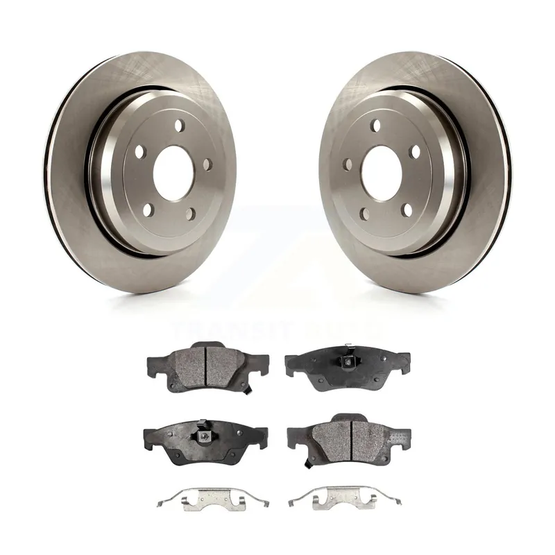 Special Discount Rear Disc Brake Rotors And Semi-Metallic Pad Kit For Jeep Grand Cherokee Dodge Durango WK K8F-101676