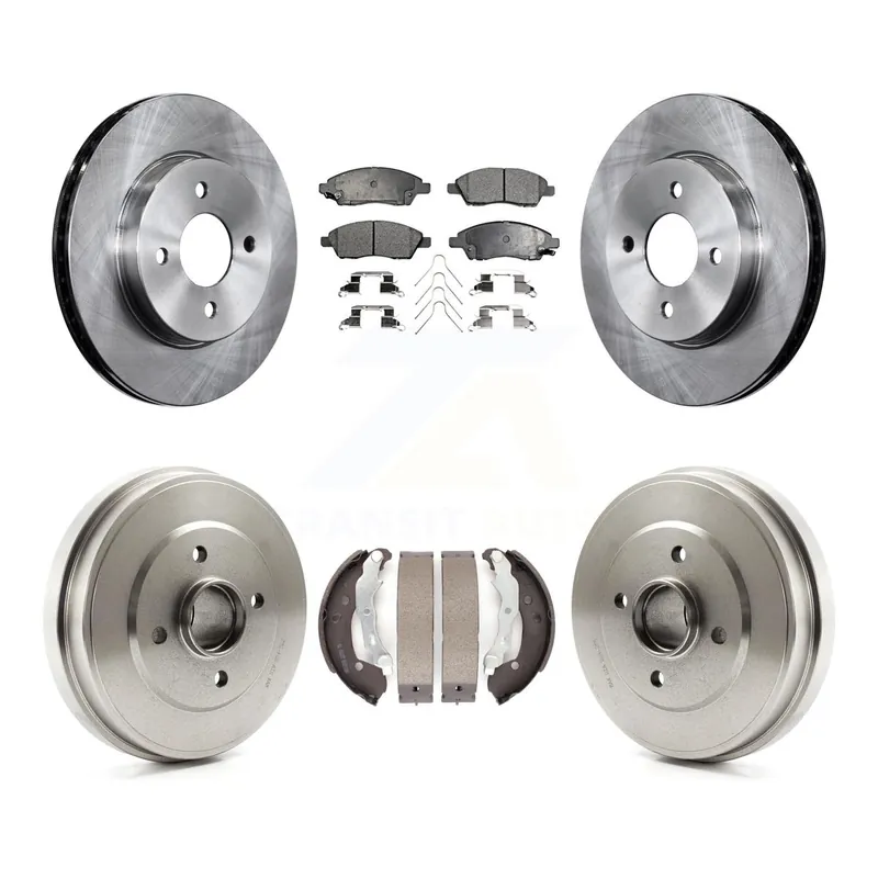 Clearance Front Rear Disc Brake Rotors Semi-Metallic Pads And Drum Kit For Nissan Micra Versa Note K8F-103267