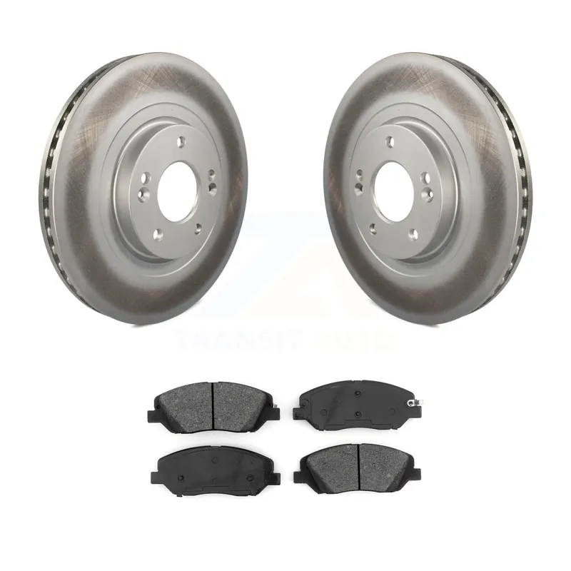 Front Coated Disc Brake Rotors And Semi-Metallic Pads Kit For Hyundai Santa Fe XL KGS-101769 Time-Limited