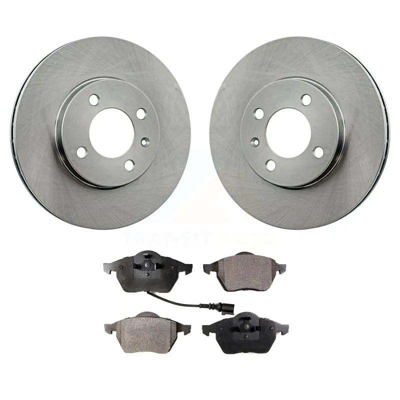 Mega Sale Front Brake Rotors & Ceramic Pad Kit For Volkswagen Jetta With 256mm Diameter Rotor K8T-100695