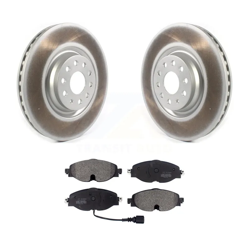Front Coated Disc Brake Rotor And Semi-Metallic Pad Kit For Volkswagen Golf Jetta Audi A3 KGF-101912 Hot Picks