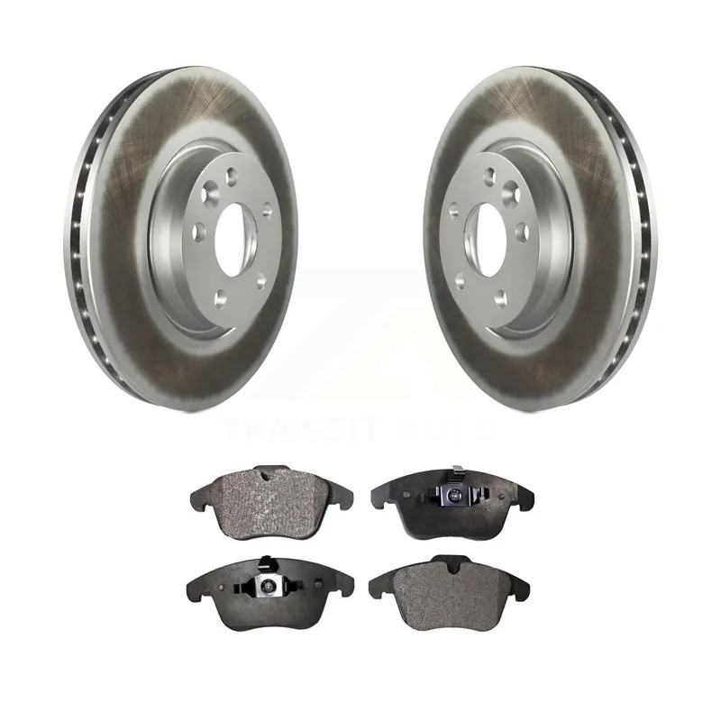Front Coated Brake Rotor Semi-Metallic Pad Kit For Volvo Land Rover Range Evoque XC70 S60 KGF-100419 Get Yours